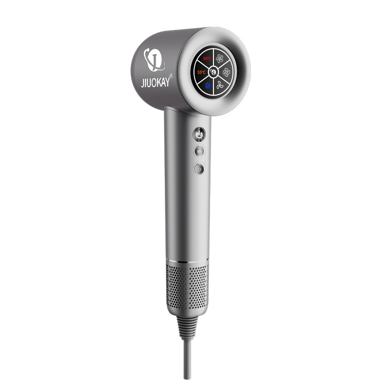 1600W High-Speed Bürstenlos Haartrockner Negativ Ionen LCD-Bildschirm Schnelltrocknen Frizz-frei