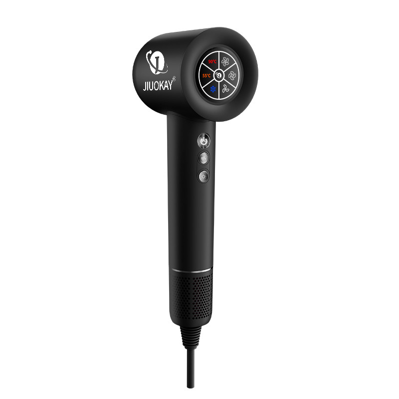 1600W High-Speed Bürstenlos Haartrockner Negativ Ionen LCD-Bildschirm Schnelltrocknen Frizz-frei