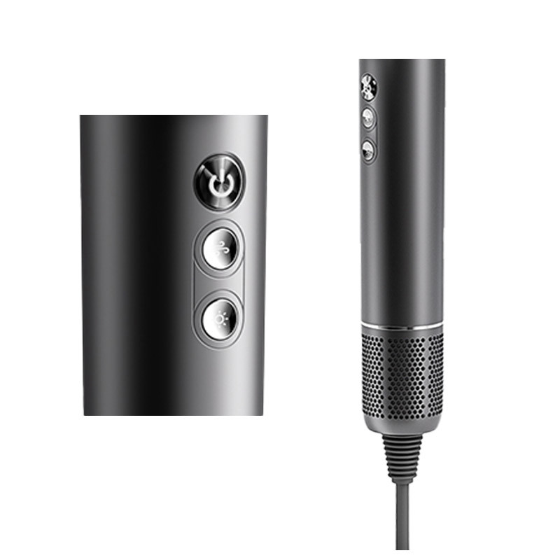 1600W High-Speed Bürstenlos Haartrockner Negativ Ionen LCD-Bildschirm Schnelltrocknen Frizz-frei