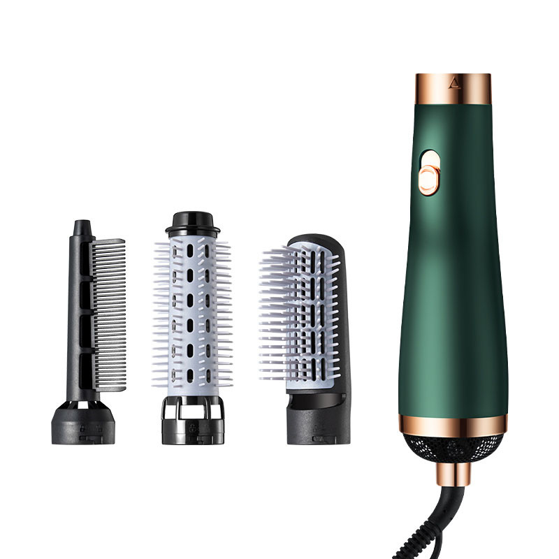 Leistungsstarke Blasersammelbürste 3 in 1 und blaue Ionen-Technologie für frizzfreie Haare