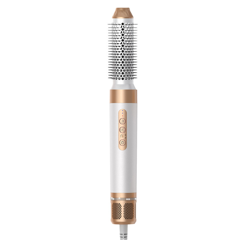 7 in 1 Geräuscharmer Haartrockner Negativ-Ionen-Multi-Funktion Friseur Reparatur Haarbürste
