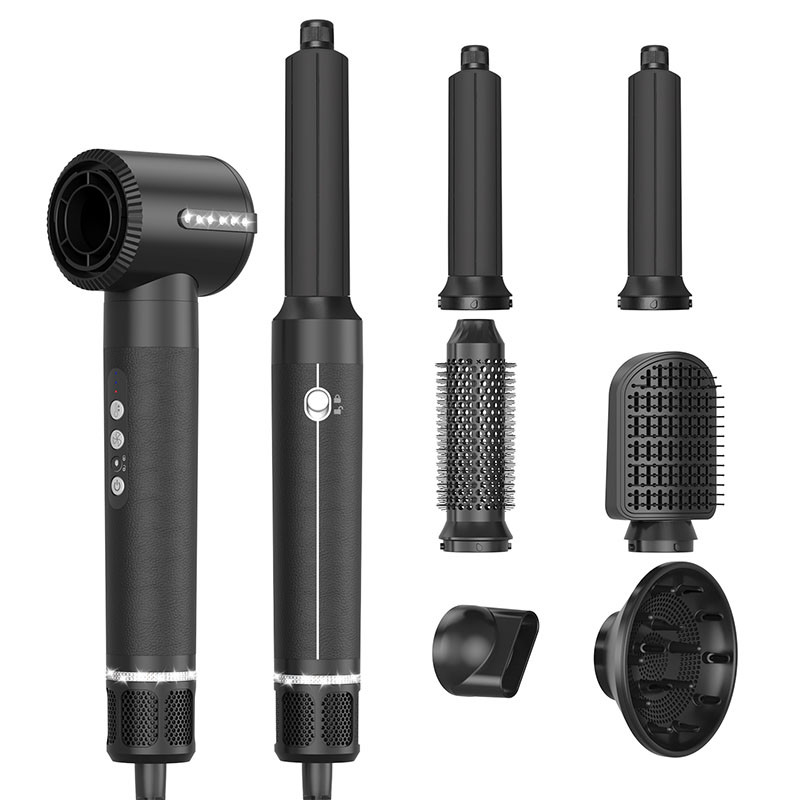 7 in 1 BLDC Motor professioneller Haartrockner mit starkem Wind und 3 Wärme Einstellungen
