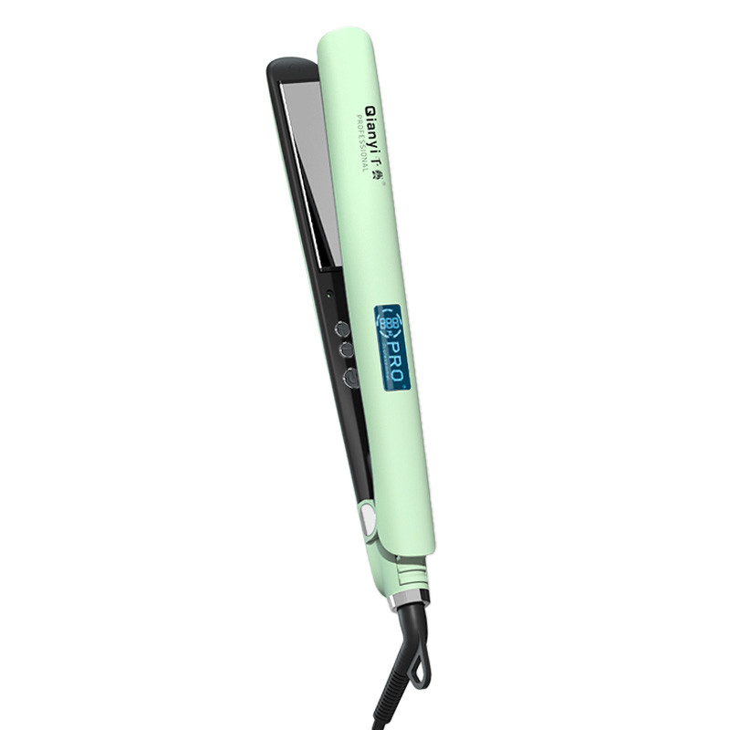150-230 Grad 60W LED-Display PTC Silber schnelles Erhitzen Locken Ausrichten Haargelenker