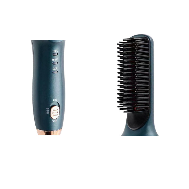 Tägliches Styling Elektrische Geradebürste mit leichter Spannung für natürlich glänzendes Haar