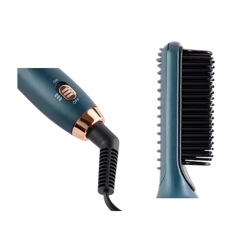 Blue Purple Hot Comb Hair Straightener für Frauen mit 3 Temps 20s Schnellheizung