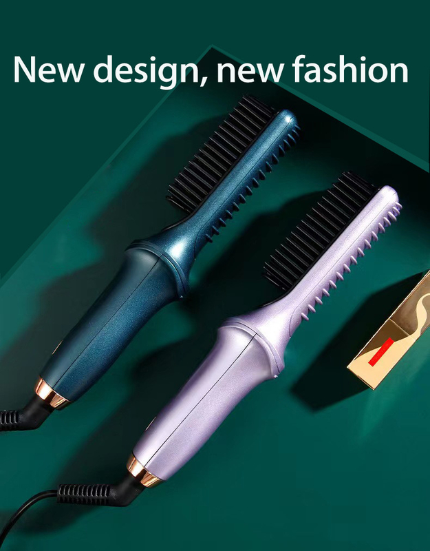 Tägliches Styling Elektrische Geradebürste mit leichter Spannung für natürlich glänzendes Haar