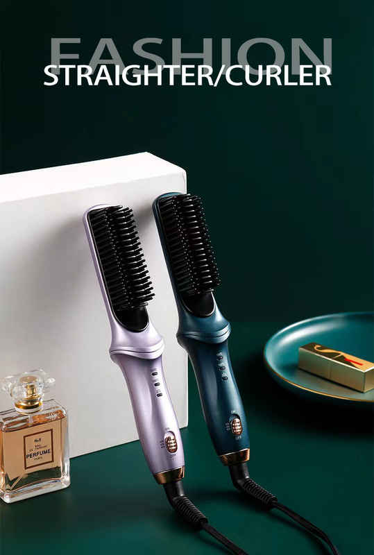 Tägliches Styling Elektrische Geradebürste mit leichter Spannung für natürlich glänzendes Haar