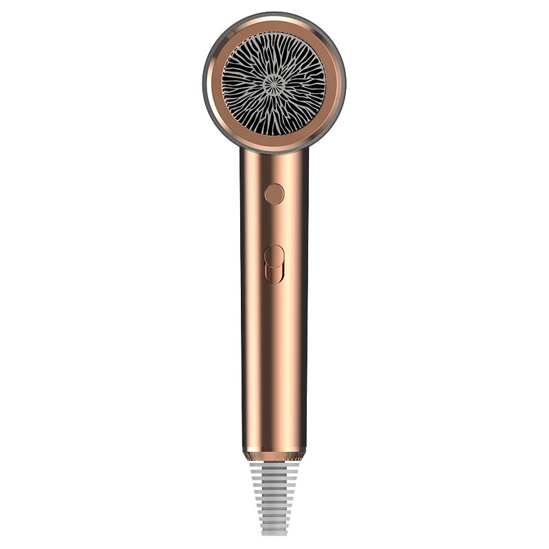 1500 W Purpur Compact Haartrockner mit 2 Geschwindigkeiten und 3 Wärme Einstellungen für Reisen