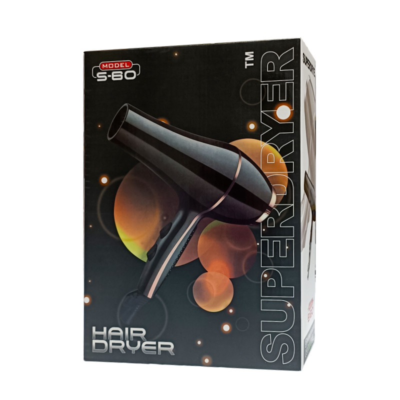 Traditionelle professionelle Salons Schnelle Trocknung Langlebigkeit 6 Gänge Blaue Licht Haarstyling Haartrockner