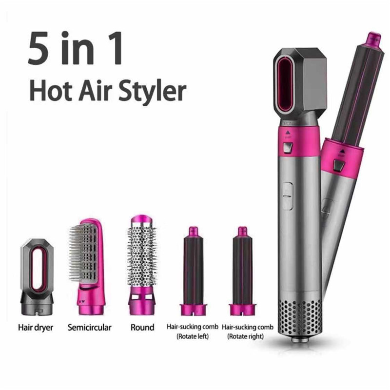 500W Neues Design Großhandel Niedrigpreis Multi-Funktion Air Wrap Lederbox Automatische Heißluftbürste