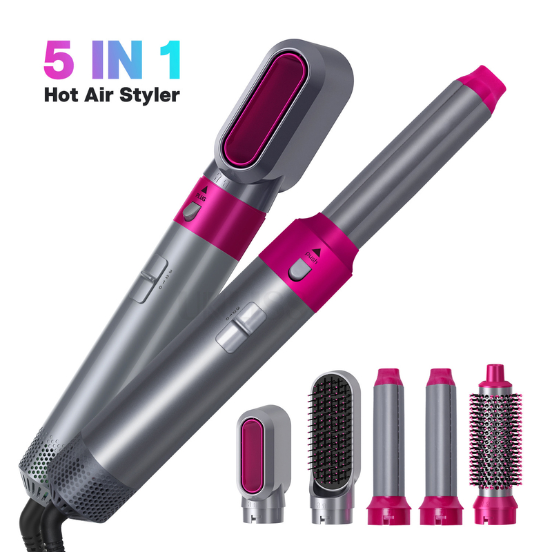 Negativ-Ionen-Luft-Wrap automatisches Locken Haar Styling Heißluftbürste 5 in 1 Multi-Funktion