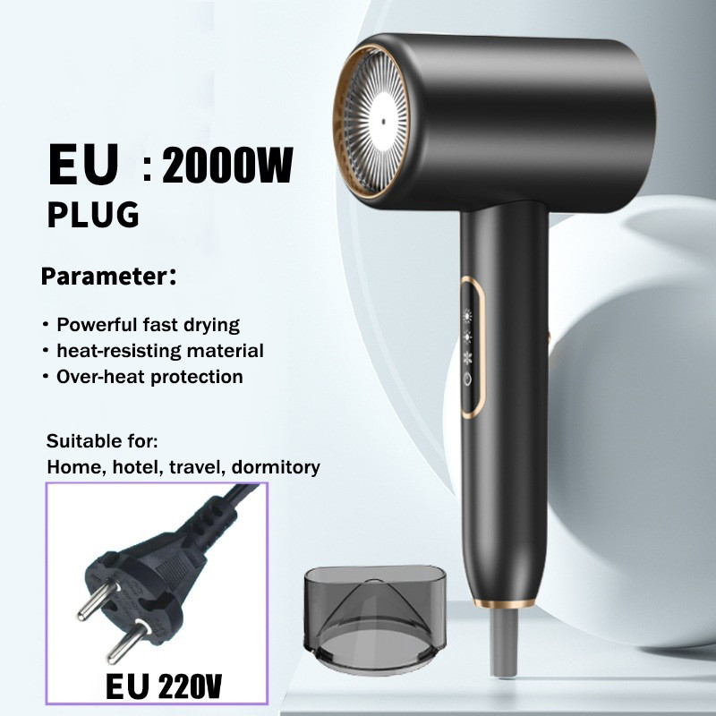 2000W leistungsfähiger Haartrockner mit hoher Geschwindigkeit mit LCD-Flüssigkristall-Display mit Negativ-Ionen-Anzeige