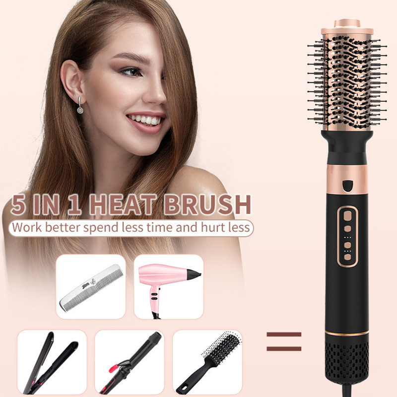 6 in 1 Heißlufttrockner Bürste professionelle Haarstrahler Haarbürste Hochgeschwindigkeitsblastrockner Set
