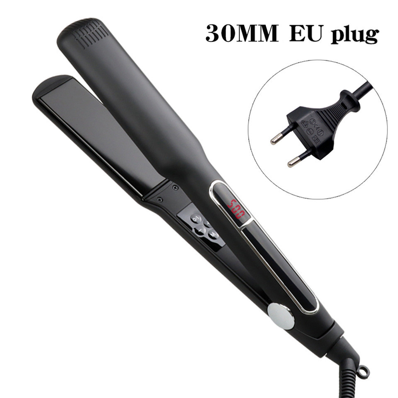 65W MCH 2 in 1 Haargelenker LCD-Display Flat Iron Multifunktion Haarkürzer mit 3 Größen-Panel