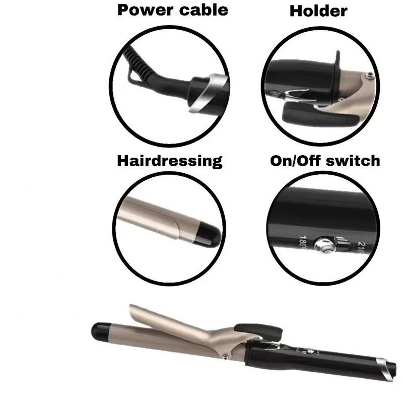 Anti-Frizz elektrischer Haarkurbel mit Hochgeschwindigkeitsmotor und Negativ-Ionen-Technologie