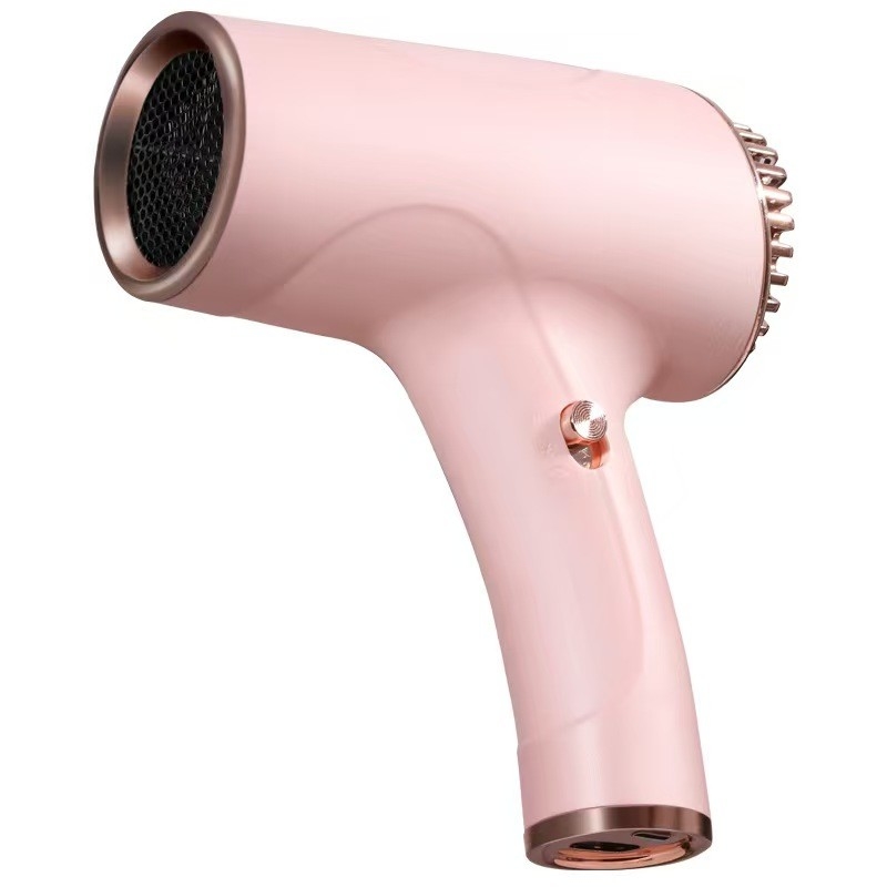 Professionelle USB Kabellose Mini-Haartrockner Portable Ladung Niedriggeräusch Außentrockner für Kunstprüfung
