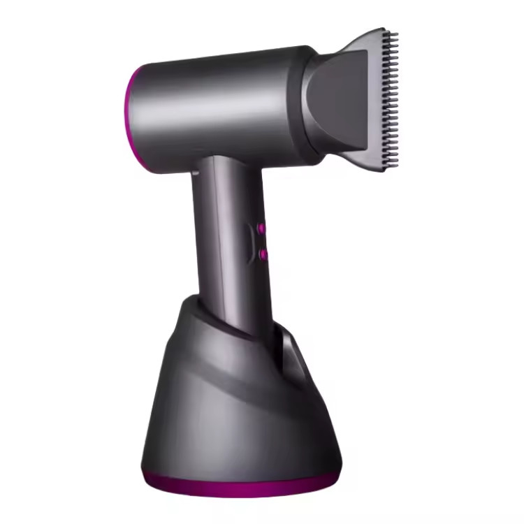 Drahtloser Kabelloser Haartrockner Salon-Grade mit 2 Luftdüsen 15000mAh Große Batterie für Outdoor-Reisen