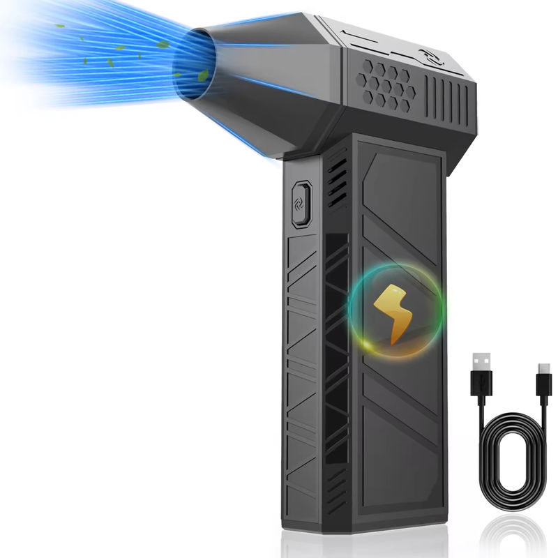 Mini Wiederaufladbarer X3 Bürstenloser Turbo Jet-Ventilator Elektrischer Luftbläser Staubsauger für die Staubreinigung von Autos