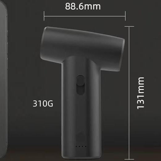 Wiederaufladbare Haarblasen Trockner Set 80W Mini Blattlos Haarblasen Trockner für Zuhause und im Freien