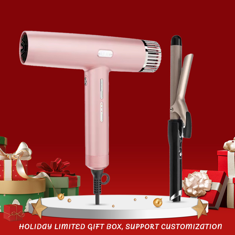 Festgeschenk-Box-Satz kundenspezifischer Haartrockner Curling Wand Set mit 1M Stromkabel Konzentrator Düse
