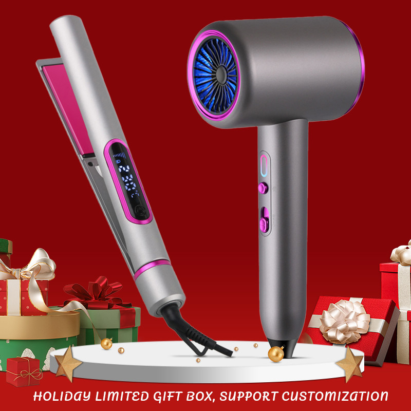 Festgeschenk-Box-Satz kundenspezifischer Haartrockner Curling Wand Set mit 1M Stromkabel Konzentrator Düse