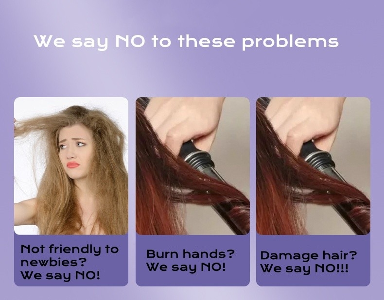Kurze Haare Schnurloses Locken für Reisen und Alltagsstyling Größe 32 * 6cm