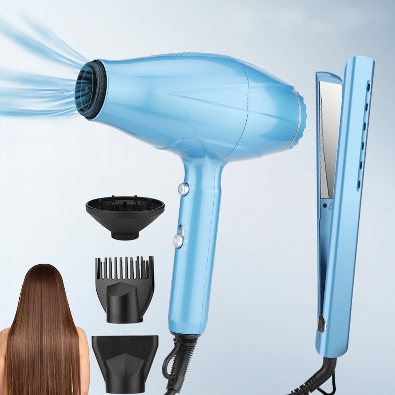 2 in 1 Haartrockner und Haarstrahler Set Professionelle Hochleistungs 2200W Haarpflege Geschenk Set