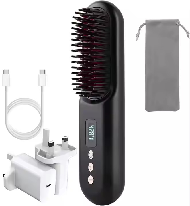 Kabellose Haargelenkbürste mit 4 Temperatur-Einstellungen PD20W Schnellladung