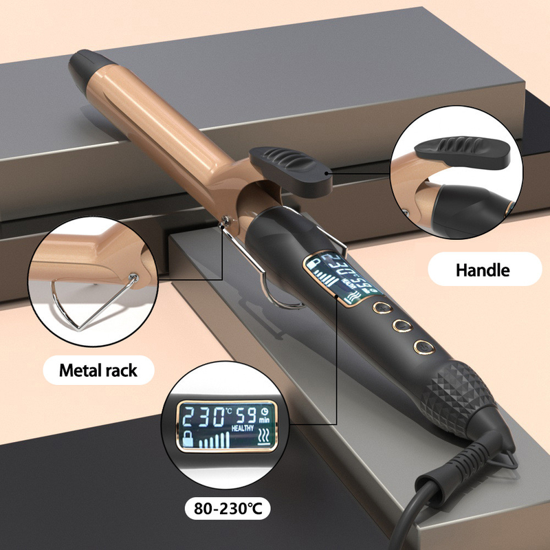 60W Fast Curling LED Display Multi Temp Gears Haarkurbeln für professionelle Salon