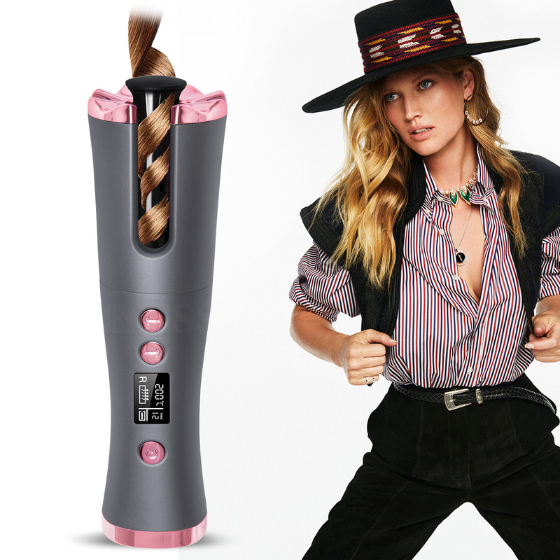 Mini-Portable Curling Iron USB-Ladegerät drahtloses Design geeignet für Reisen und Heimgebrauch