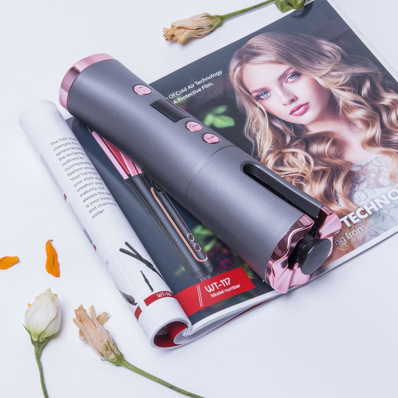 Mini-Portable Curling Iron USB-Ladegerät drahtloses Design geeignet für Reisen und Heimgebrauch
