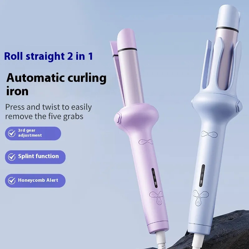Professionelles Haarkurbelstück, Keramikkurbelstück mit Temperaturverstellbarem Haarkurbelstück