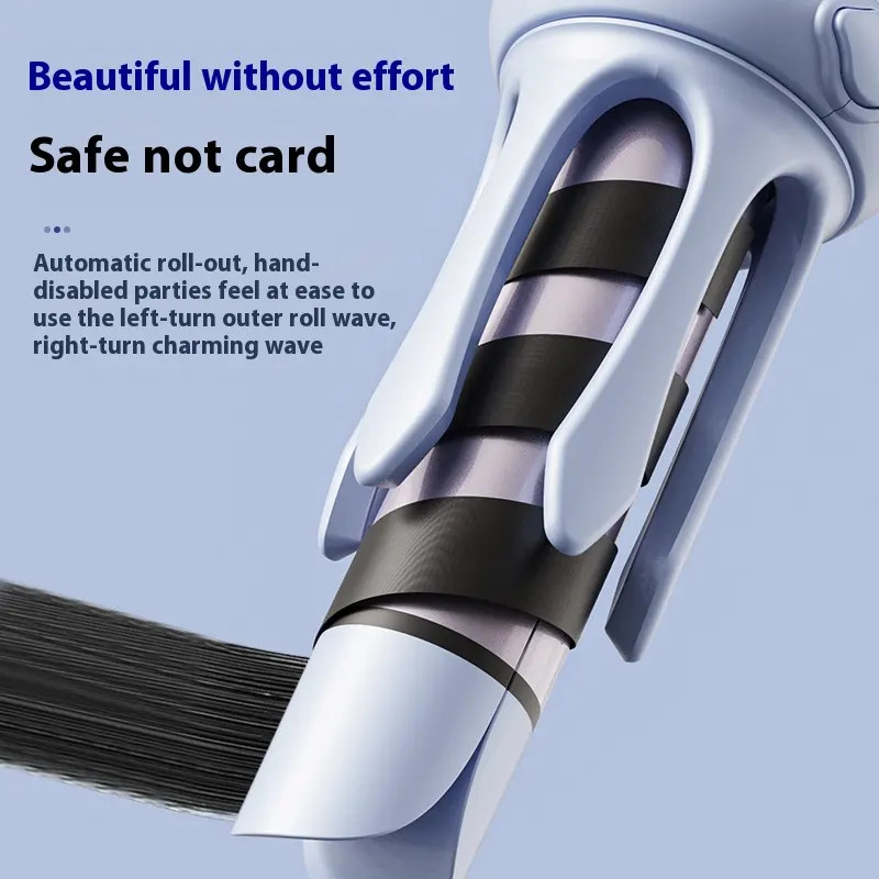 Professionelles Haarkurbelstück, Keramikkurbelstück mit Temperaturverstellbarem Haarkurbelstück