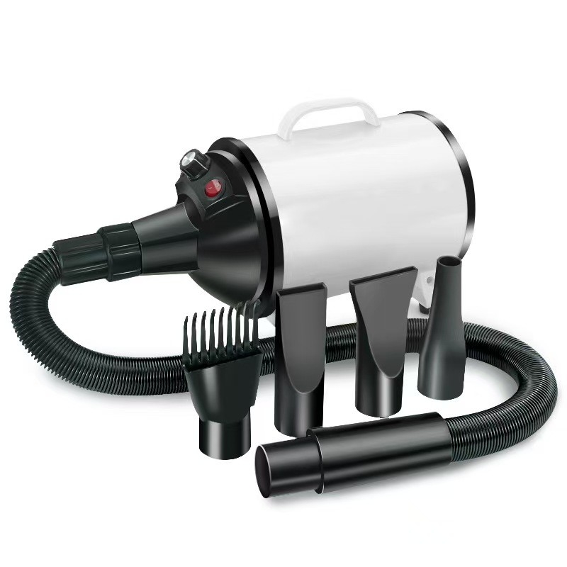 Hohe Leistung 2100W Haartrockner für Haustiere Geräuscharme Haustierpflegeausrüstung Stufenlose Windgeschwindigkeitsregelung