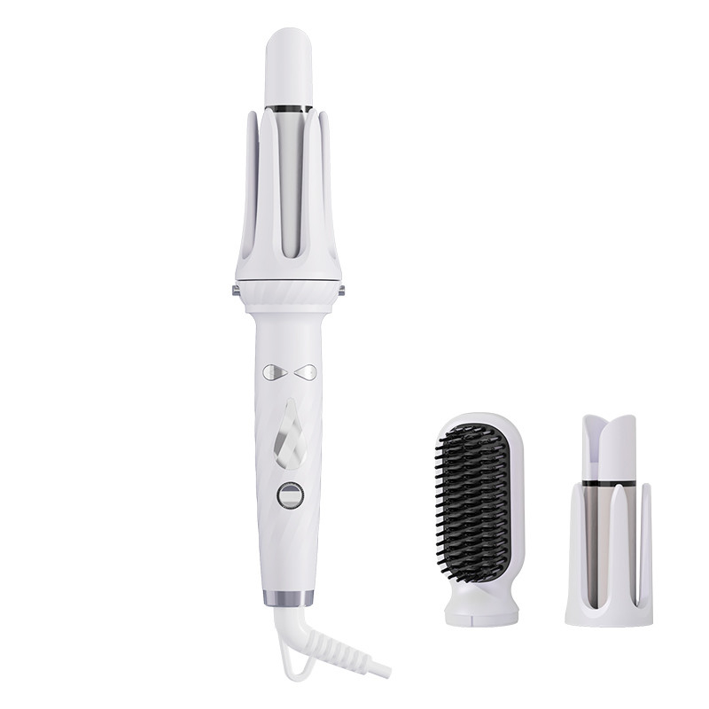 3 in 1 Haarkurbeln Eisen & Geradigen Kamm 28mm 32mm Curling Roll mit Buzzer Erinnerungsfunktion