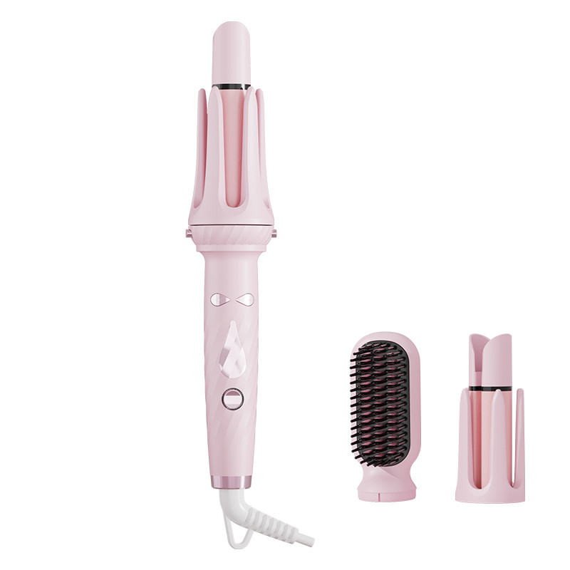 3 in 1 Haarkurbeln Eisen & Geradigen Kamm 28mm 32mm Curling Roll mit Buzzer Erinnerungsfunktion
