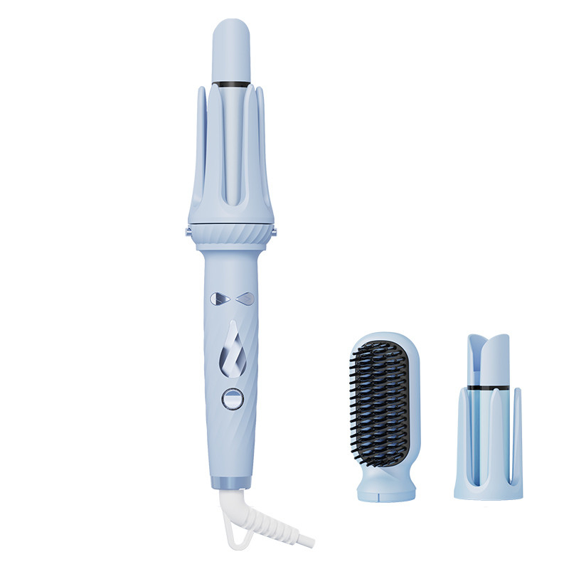 3 in 1 Haarkurbeln Eisen & Geradigen Kamm 28mm 32mm Curling Roll mit Buzzer Erinnerungsfunktion