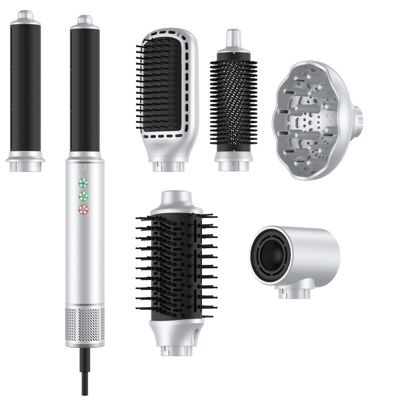 7 in 1 Hochgeschwindigkeits-Hot Air Styler 110 000 RPM Drehbares Haartrocknungsgerät