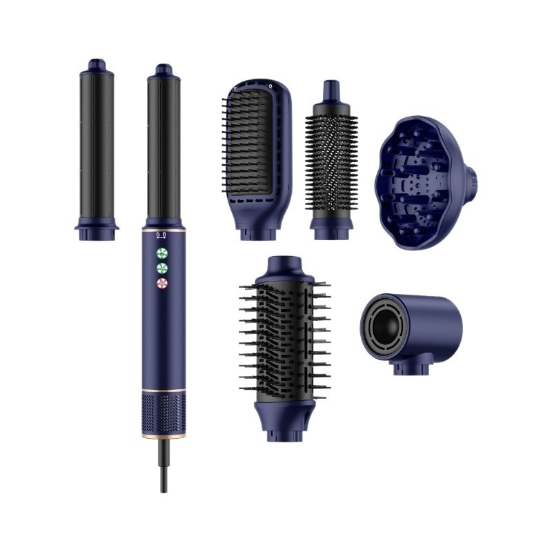 7 in 1 Hochgeschwindigkeits-Hot Air Styler 110 000 RPM Drehbares Haartrocknungsgerät