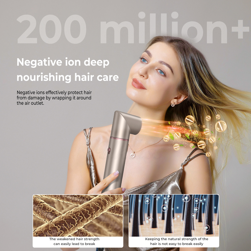 6 in 1 professioneller Heißluftstyling leistungsfähiger Haartrockner & Straightener Set Curling Volumizing Straightening