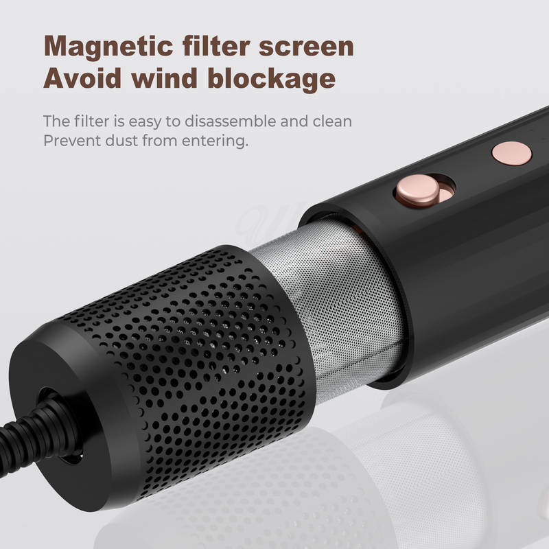 Professionelle Heißluft Styling Haartrockner Bürste 5 in 1 Geschwindigkeit Negative Ionen Schnelle Trocknung Kalt 4 Gänge Spannung 110V / 50HZ 240V / 60HZ