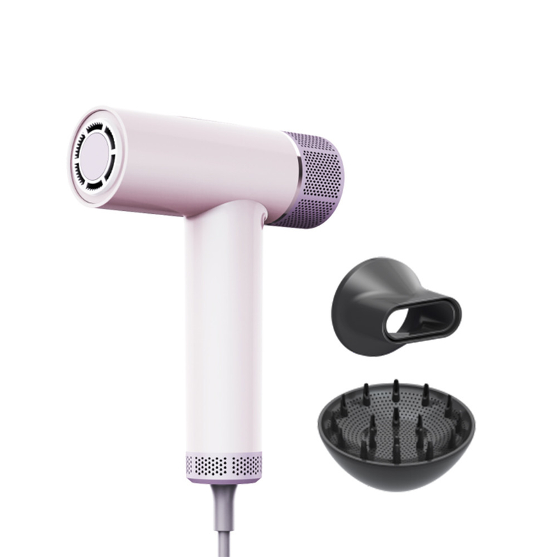 Doppelluftkanal Hochgeschwindigkeits-Ionen-Low Noise-Blow-Trockner mit Bürstenlosem Motor Magnetdiffusor für lockiges Haar